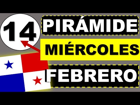 Pirámide de la Lotería de Panamá para Miércoles 14 Febrero 2024 Decenas Suerte Sorteo Miercolito Hoy