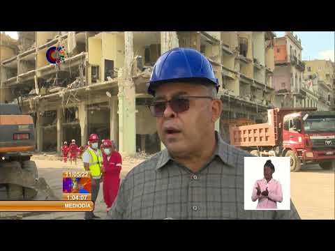 Cuba: Priorizan labores de búsqueda bajo los escombros del Hotel Saratoga