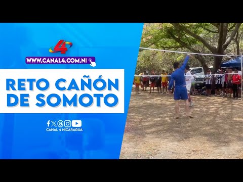 Juventud Sandinista 19 de Julio desarrolla el reto Cañón de Somoto 2024