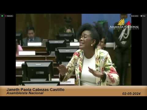 Asambleísta Paola Cabezas - Sesión 921