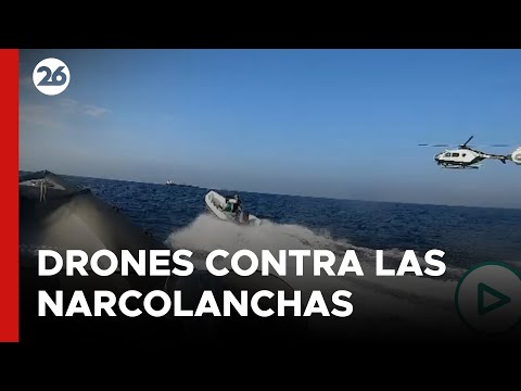 La policía española emplea drones submarinos contra las narcolanchas