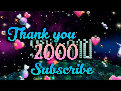 Thank-you-2000-Subscribe-|-รัก Thank-you-2000-Subscribe-|-รัก