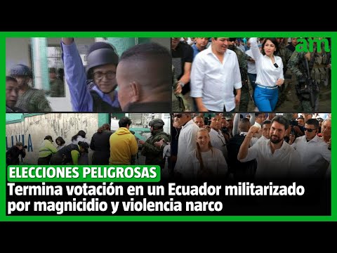 Elecciones en Ecuador se viven con miedo entre magnicidio y violencia narco