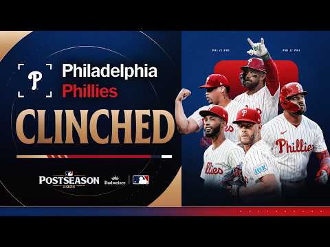필라델피아 필리스가 시즌 마지막 날, 2026 MLB 포스트시즌 진출권을 따냈다!