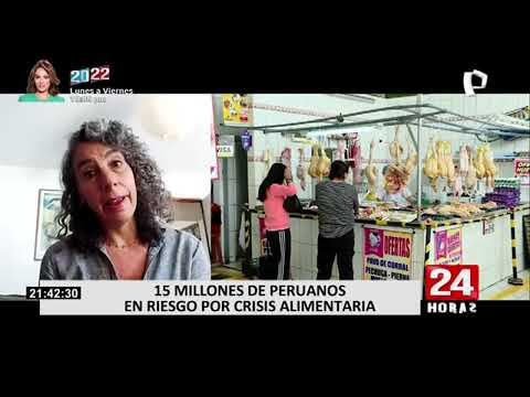 15.5 millones de peruanos se encuentran en riesgo debido a crisis alimentaria