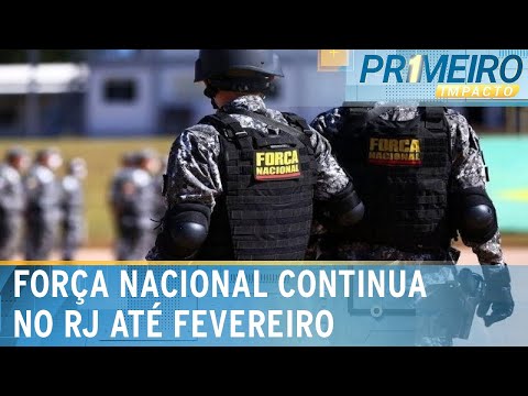 Dino prorroga atuação da Força Nacional no Rio de Janeiro | Primeiro Impacto (19/01/24)