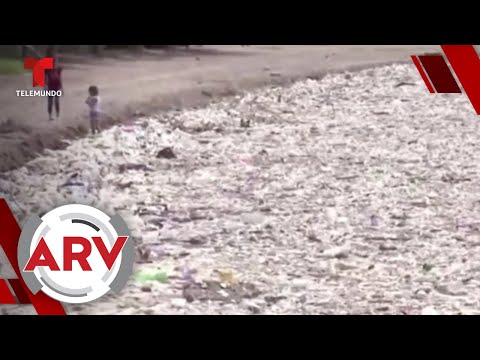 Toneladas de basura invaden las playas de Honduras | Al Rojo Vivo | Telemundo