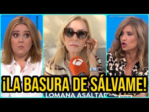 BRUTAL MOVIDA de Carmen Lomana en Espejo Público tras RUIN ACUSACIÓN de Pilar Vidal hunde Antena 3