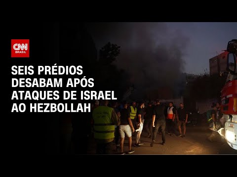 Seis prédios desabam após ataques de Israel ao Hezbollah | CNN 360°