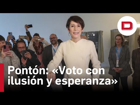 Ana Pontón asegura que ha votado con «ilusión y esperanza» para conseguir un cambio en Galicia