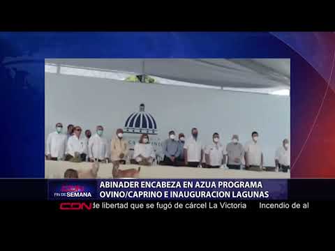 Abinader encabeza en Azua programa ovino/caprino e inauguración Lagunas