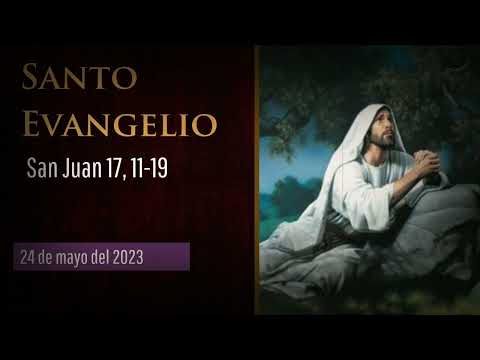 Evangelio del 24 de mayo del 2023 según San Juan 17, 11-19