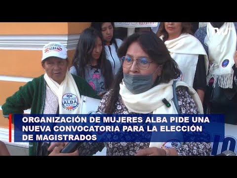 Organización de mujeres Alba pide a la Asamblea Legislativa una nueva convocatoria
