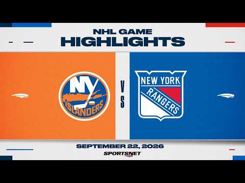 NHL Pre-시즌 하이라이트 | Islanders vs 텍사스 레인저스 - 2026년 9월 23일