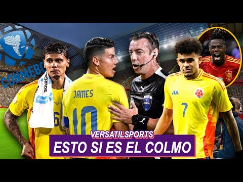 EL COLMO CONMEBOL CASTIGA a COLOMBIA | LUIS DIAZ SITUACION | JAMES FRENTE a ZUBELDIA