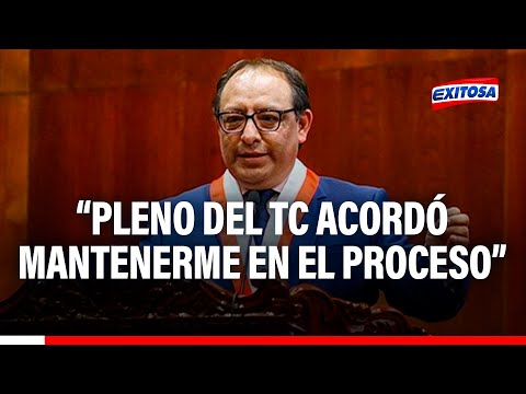 Gutiérrez Ticse sobre el caso de Alberto Fujimori: Pleno del TC acordó mantenerme en el proceso