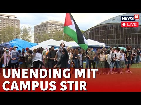 Pro Palestinian Protests At MIT Live | Protesters Rally Outside MIT | Israel | News18 Live | N18L