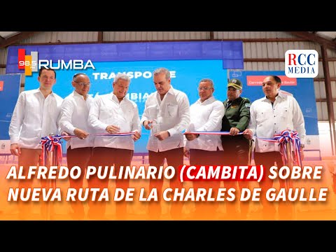 Alfredo Pulinario (Cambita) sobre nueva ruta de la Charles de Gaulle