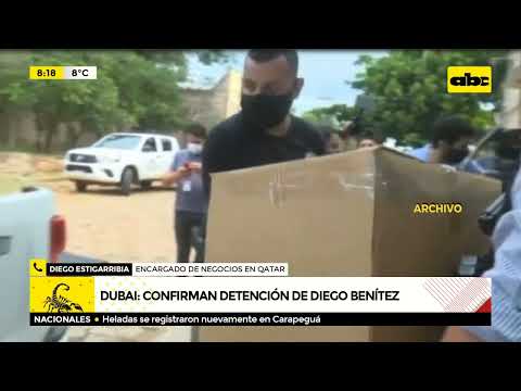 Afirman que no hay riesgo de que Diego Benítez sea liberado antes de su eventual extradición