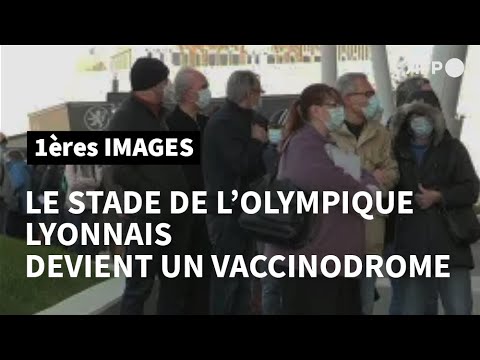 Le stade de l'Olympique lyonnais se reconvertit en vaccinodrome | AFP Images