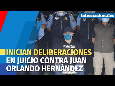 Inician deliberaciones en juicio contra Juan Orlando Hernández por narcotrafico