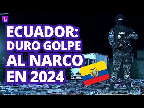 Ecuador lucha contra el narco: récord en incautaciones de cocaína
