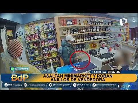 La Molina: asaltan minimarket y roban anillos de la vendedora