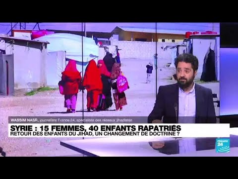 France: 15 femmes et 40 enfants rapatriés des camps de prisonniers jihadistes en Syrie