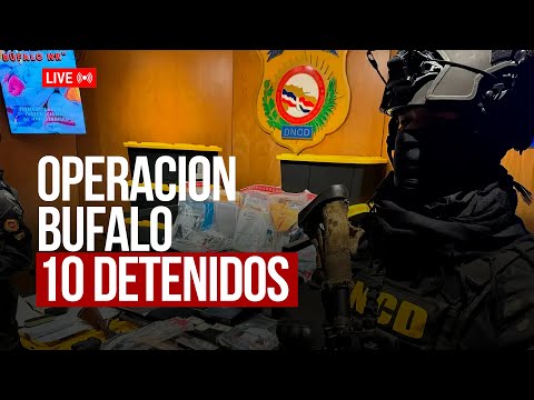 OPERACION BUFALO 10 DETENIDOS-NOTICIAS DE ULTIMO MINUTO 18 DE SEP 24