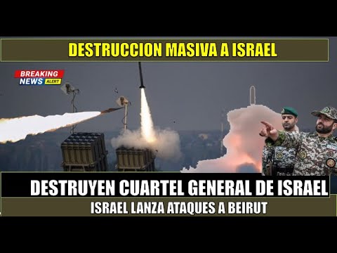 DESTRUYEN con misiles CUARTEL GENERAL de ISRAEL en Branit anticipan destruccion de Beirut LIBANO