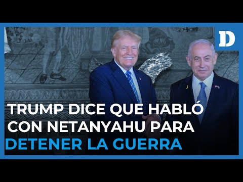 La matanza tiene que parar: Trump le pidió a Netanyahu poner fin a la guerra | El Diario