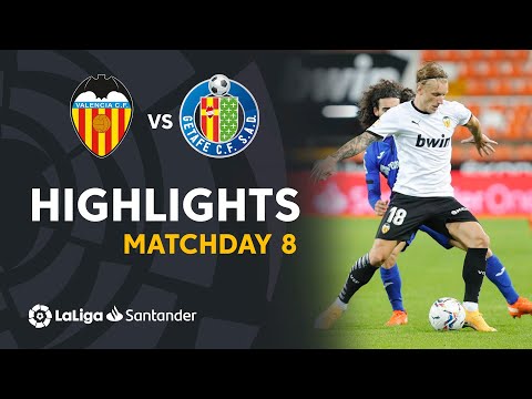 Highlights Valencia CF vs Getafe CF (2-2)