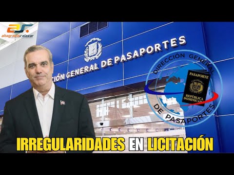 Irregularidades en licitación de pasaportes