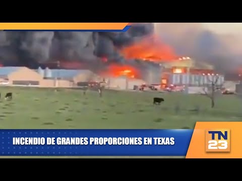 Incendio de grandes proporciones en Texas