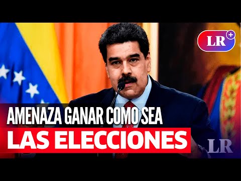 NICOLÁS MADURO ADVIERTE que GANARÁ las ELECCIONES en VENEZUELA “por las buenas o por las malas”