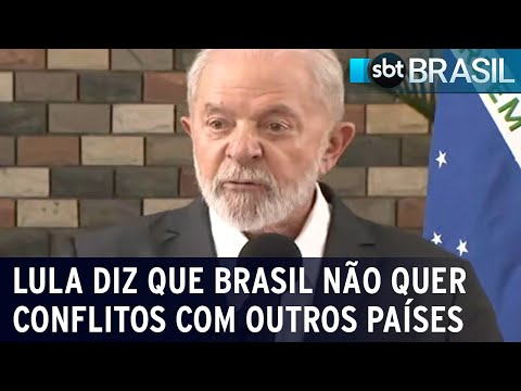 Na Guiana, Lula diz que Brasil não tem quer conflitos com outros países | SBT Brasil (29/02/24)