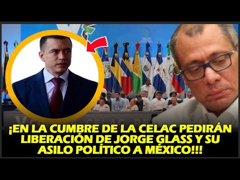 ¡EN LA CUMBRE DE LA CELAC PEDIRÁN LIBERACIÓN DE JORGE GLASS Y SU ASILO POLÍTICO A MÉXICO!!!