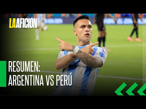 Argentina finaliza la fase de grupos con victoria perfecta tras eliminar a Perú en la Copa América