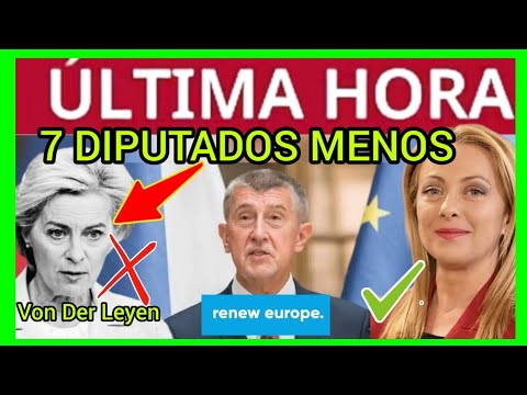 #ÚLTIMAHORA - Von Der Leyen PIERDE 5 EURODIPUTADOS