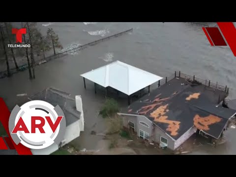 Huracán Laura causa millas de destrucción en Lake Charles | Al Rojo Vivo | Telemundo