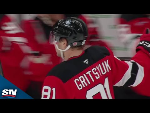 Devils Arseni Gritsyuk Snipes His First Career NHL Goal vs. Minnesota Wild