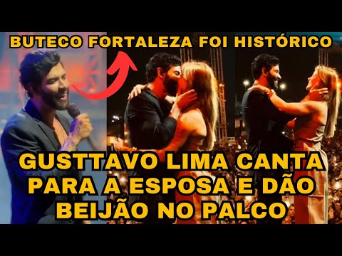 Gusttavo Lima CANTA para Andressa Suita no Palco e dá um Beijo APAIXONADO