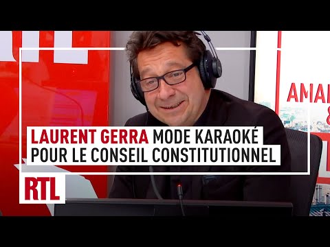 Laurent Gerra : le Conseil constitutionnel en mode karaoké, fou rire en studio