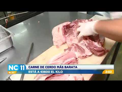 Carne de cerdo esta al precio más barato desde hace cinco años