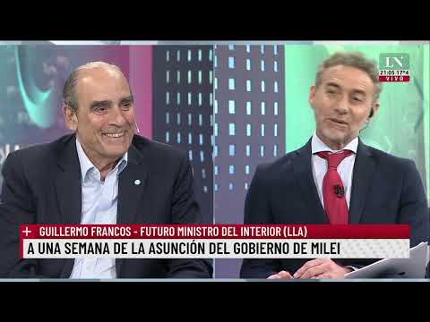 Guillermo Francos: Hay que hablarle con claridad a los argentinos