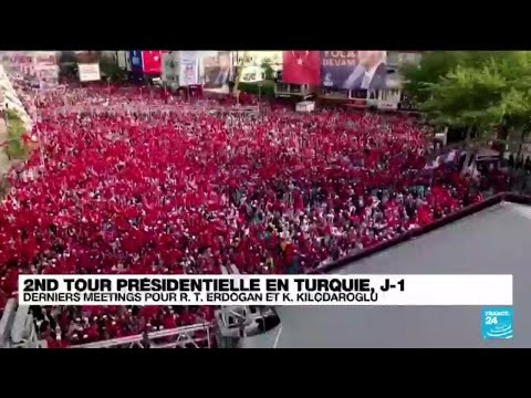 Présidentielle en Turquie: fin de campagne amère avant le second tour • FRANCE 24
