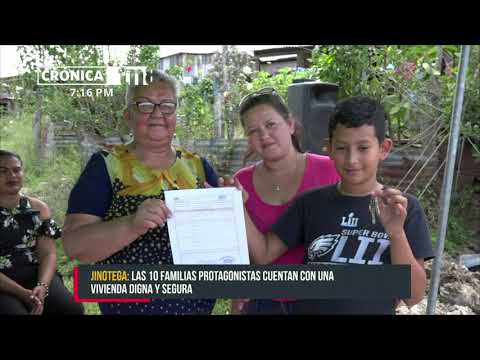 Realizan entrega de 10 viviendas dignas en San Rafael del Norte - Nicaragua