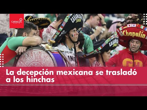 La decepción mexicana se trasladó a los hinchas