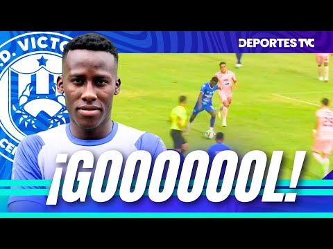 ¡Gol de Kevin Güity! Genial disparo fuera del área, Victoria logra empatar en La Ceiba ante Motagua