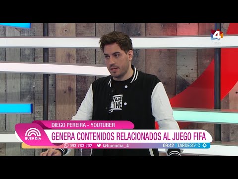 Buen Día - Diego Pereira: Dejó su empleo formal para convertirse en un referente en Youtube